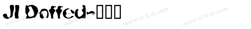 JI Doffed字体转换